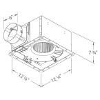 Delta BreezProfessional Pro300, 300 CFM Bathroom Exhaust Bath Fan