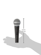 Shure SM58 Pro XLR Dynamic Microphone with On/Off Switch - Professional Studio & Live Performance Cardioid Mic for Vocals, Podcasting, and Recording (SM58S)