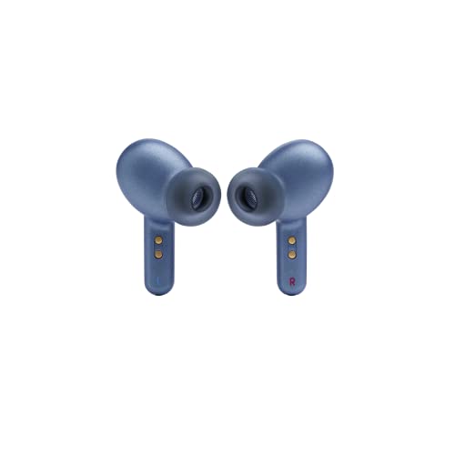 JBL Live Pro 2 - True Wireless Noise Cancelling Earbuds, up to 40 Hours of Playback with Wireless Charging, 6 mics for Perfect Calls, Touch & Voice Control, IPX5 Water Resistant (Blue)