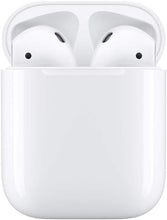 Apple AirPods (2nd Gen) Wireless Ear Buds + Lightning Charging Case + Lightning to USB Cable + 1 Year Limited Warranty