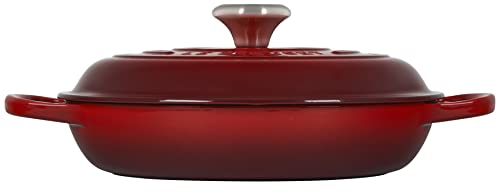 Le Creuset Enameled Cast Iron Signature Braiser, 2.25 qt., Cerise