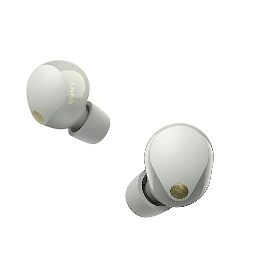 Sony WF-1000XM5 The Best Truly Wireless Bluetooth Noise Canceling Earbuds & in-Ear Headphones with Alexa Built-in, Silver