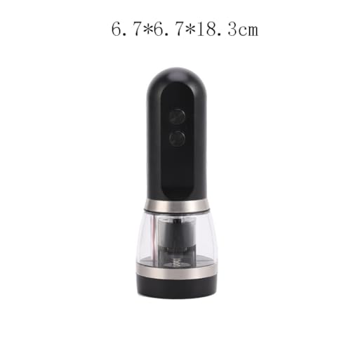 JATDHY Household Multifunctional Pepper Sea Salt Pepper Powder Automatic Grinder Electric Pepper Grinder(Onecolor)