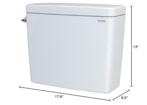 TOTO Drake 1.6 GPF Toilet Tank with WASHLET+ Auto Flush Compatibility, Cotton White - ST776SA#01