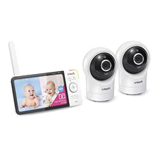 VTech RM5764-2HD 1080p Smart WiFi Remote Access 2 Camera BabyMonitor, 360° Pan & Tilt, 5