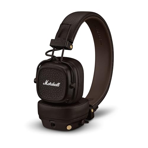 Marshall Major V On-Ear Bluetooth Headphone, Brown