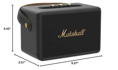 Marshall Kilburn II Bluetooth Portable Speaker, Black & Brass