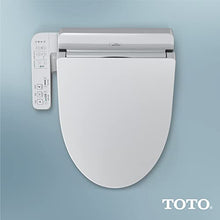 TOTO WASHLET A2 Electronic Bidet Toilet Seat with Heated Seat and SoftClose Lid, Elongated, Cotton White - SW3004#01