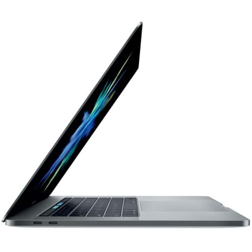 Apple MacBook Pro with Touch Bar (Mid 2017), 15.4", Intel Core i7-7700HQ Quad-Core 2.8GHz, 256GB, 16GB DDR3, 802.11ac, Bluetooth, macOS 10.12.5 Sierra, Space Gray (Renewed)