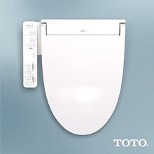 TOTO WASHLET KC2 Electronic Bidet Toilet Seat with Heated Seat and SoftClose Lid, Elongated, Cotton White - SW3024#01, KC2Elongated