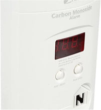 Kidde Carbon Monoxide Detector, Plug In Wall with 9-Volt Battery Backup, Digital LED Display - 4 Pack