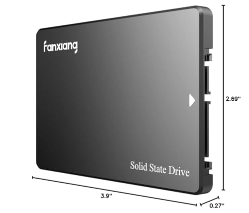 fanxiang S101 4TB SSD SATA III 6Gb/s 2.5" Internal Solid State Drive, Read Speed up to 550MB/sec, Compatible with Laptop and PC Desktops(Black)