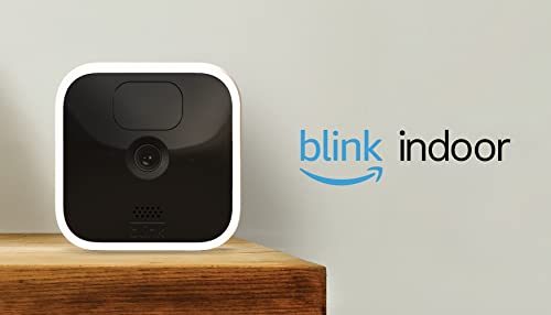 Blink Indoor - wireless, HD security camera with two-year battery life, motion detection, and two-way audio – 5 camera system