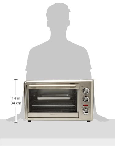 Hamilton Beach Countertop Oven, Large, Silver (31103)