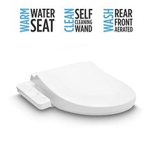 TOTO WASHLET A2 Electronic Bidet Toilet Seat with Heated Seat and SoftClose Lid, Elongated, Cotton White - SW3004#01