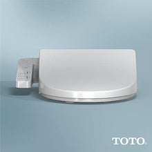 TOTO WASHLET A2 Electronic Bidet Toilet Seat with Heated Seat and SoftClose Lid, Elongated, Cotton White - SW3004#01