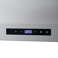 COSMO COS-63175S 30 in. Vista Collection 380 CFM Ducted Wall Mount Range Hood, Touch Controls, LED Lights, Stainless Steel