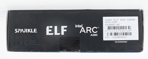 Sparkle Intel Arc A380 ELF, 6GB GDDR6, Single Fan, SA380E-6G