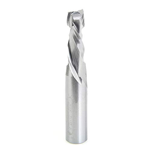 Amana Tool - 46174 CNC Solid Carbide Compression Spiral 3/8 Dia x 1" 2 Shank