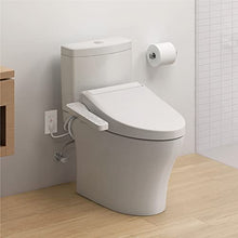 TOTO SW3074#01 WASHLET C2 Electronic Bidet Toilet Seat with PREMIST and EWATER+ Wand Cleaning, Elongated, Cotton White