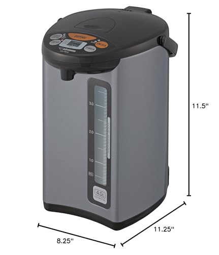 Zojirushi Micom Water Boiler and Warmer (135 oz. / 4L, Silver)