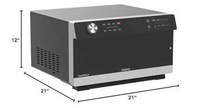 Galanz GTWHG12S1SA10 4-in-1 ToastWave with TotalFry 360, Convection, Microwave, Toaster Oven, Air Fryer, 1000W,1.2 Cu.Ft, LCD Display, Cook, Sensor Reheat, Stainless Steel