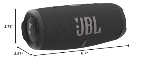 JBL Charge 5 - Portable Bluetooth Speaker with Exclusives Hardshell Travel Case with IP67 Waterproof and USB Charge Out (Black), Charge 5 with Case