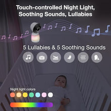 VTech Smart WiFi Baby Monitor, 2K Camera, 5.5-inch HD IPS Screen, Crystal Clear Infrared Night Vision, Pan-Tilt, 24x Zoom, 2-Way Talk, Multi-color Night Light, Soothing Sounds, Free App: Smart HD Plus