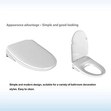 WOODBRIDGE Elongated Smart Bidet Toilet Seat, Electronic Advanced Self Cleaning, SoftClose Lid, Automatic Deodorization, Model: BID 02, WHITE, Model Number: BID-02