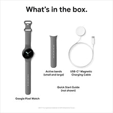 Google Pixel Watch 1st Gen (Previous Model) - Android Smartwatch with Fitbit Activity Tracking - Heart Rate Tracking Watch - Champagne Gold Stainless Steel case with Hazel Active band - LTE