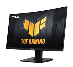 ASUS TUF Gaming 24” (23.6 inch viewable) Curved Monitor (VG24VQER) – FHD, 180Hz, 1ms, DCI-P3 90%, Extreme Low Motion Blur Sync, FreeSync, Shadow Boost, Eye Care, DisplayWidget Center, 3yr Warranty