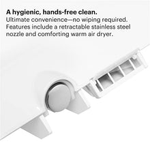 Brondell LE99 Bidet Toilet Seat, Fits Elongated Toilets, Electric Bidet with Remote, Warm Air Dryer, Strong Wash Mode, Stainless-Steel Nozzle, Saved User Settings & Easy Installation