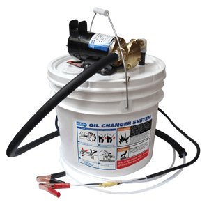 Jabsco 17800-2000 Marine Porta Quick Oil Changer, Flexible Impeller Pump, Reversing Switch 3.5 Gallon, 12-Volt, Non CE, White