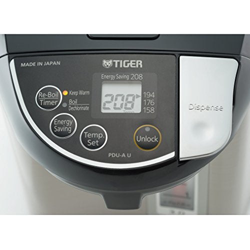 Tiger PDU-A40U Electric Water Boiler and Warmer (135 oz, Black)