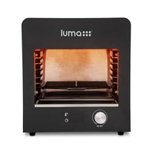 Luma Electric Steak Grill, Portable Indoor Countertop Oven with Griddle, Smokeless Electric Infrared Grill, Heats up to 1450 Degrees, BBQ, Grill, Toast, and Broil Chicken, Beef, Pork, and Vegetables