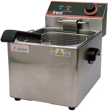 Winco EFS-16 Deep Fryer, electric, countertop single well, Silver, 16.14 x 9.65 x 13.58 inches