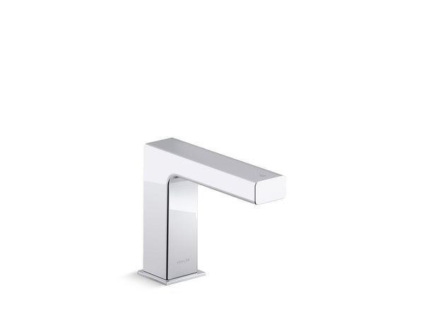 KOHLER 104S36-SANA-CP Strayt Touchless Bathroom sink Faucet with Kinesis sensor Technology, DC Powered, Chrome Finish