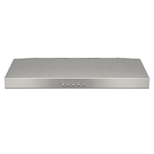 Broan-NuTone BCSQ130SS Three-Speed Glacier Under-Cabinet Range Hood with LED Lights ADA Capable, 1.5 Sones, 375 Max Blower CFM, 30-Inch, Stainless Steel