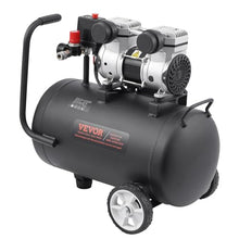 VEVOR Air Compressor, 8 Gallon Steel Tank, 1HP 2.2 CFM@90 PSI Oil Free Air Compressor & Max. 120PSI Pressure, 80dB Ultra Quiet Portable Compressor, for Auto Repair, Tire Inflation, Spray Painting