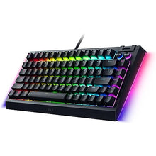 Razer BlackWidow V4 75% Mechanical Gaming Keyboard: Hot Swappable Design - Compact & Durable - Orange Tactile Switches - Chroma RGB - Roller & Media Keys - Wrist Rest Snap Tap - Black