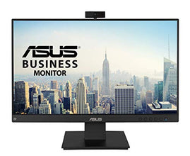 ASUS BE24EQK 23.8” Business Monitor with 1080P Full HD IPS, Eye Care, DisplayPort HDMI, Frameless, Built-in Adjustable 2MP Webcam, Mic Array, Stereo speaker, Video Conference,BLACK