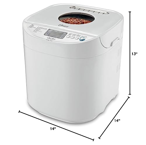 Oster Expressbake Breadmaker, 2-lb. Loaf Capacity, 2 lb, White/Ivory