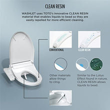 TOTO WASHLET KC2 Electronic Bidet Toilet Seat with Heated Seat and SoftClose Lid, Elongated, Cotton White - SW3024#01, KC2Elongated