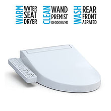 TOTO SW3074#01 WASHLET C2 Electronic Bidet Toilet Seat with PREMIST and EWATER+ Wand Cleaning, Elongated, Cotton White