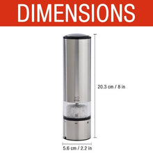 Peugeot Electric Salt & Pepper Mill Set - Stainless (Elis U'select Stainless Steel)