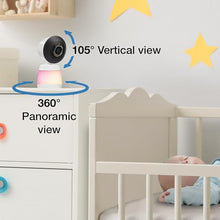 VTech Smart WiFi Baby Monitor, 2K Camera, 5.5-inch HD IPS Screen, Crystal Clear Infrared Night Vision, Pan-Tilt, 24x Zoom, 2-Way Talk, Multi-color Night Light, Soothing Sounds, Free App: Smart HD Plus