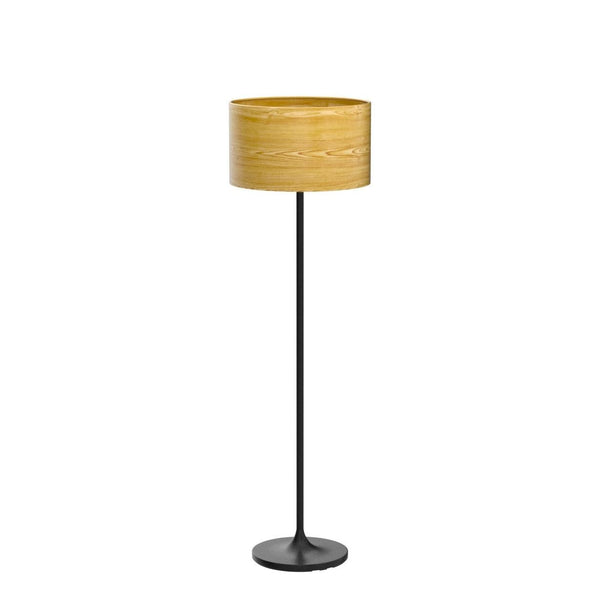 Adesso Floor Lamp with Scratch Proof and Corrosion Resistant Body - Perfect Lighting for Bedroom, Living Room and Corner Decor, Matte Black