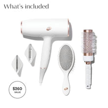 T3 AireLuxe Professional Ionic Hair Dryer and Brush Set, with 5 Heat and 3 Speed Settings, Ion Generator, Cool Shot, Includes Paddle Brush and 2.5