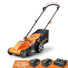 LawnMaster CLMF4817E 48V MAX* Brushless Mower with 2X24V MAX* 4.0Ah Battery and a Dual Charger