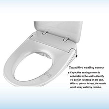 WOODBRIDGE Elongated Smart Bidet Toilet Seat, Electronic Advanced Self Cleaning, SoftClose Lid, Automatic Deodorization, Model: BID 02, WHITE, Model Number: BID-02